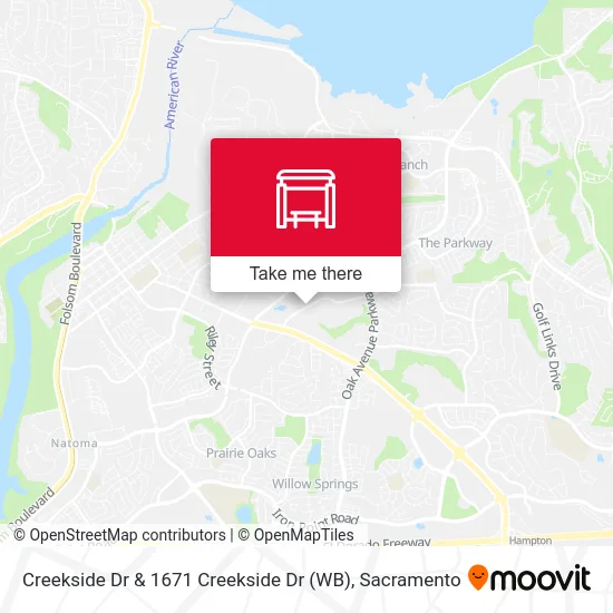 Creekside Dr & 1671 Creekside Dr (WB) map