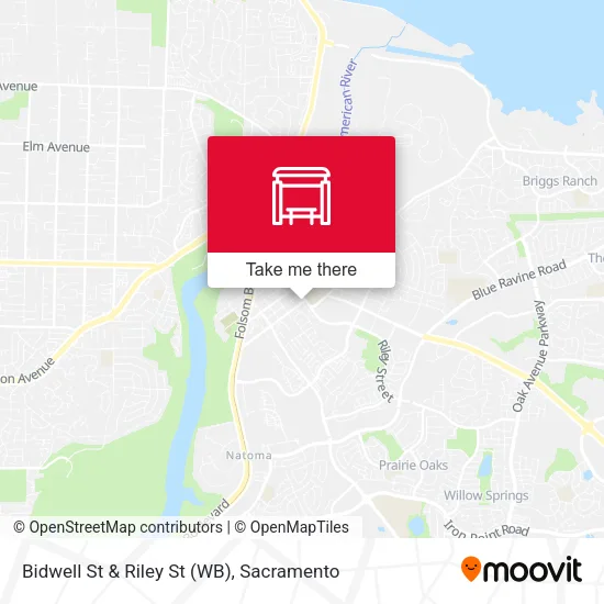 Mapa de Bidwell St & Riley St (WB)