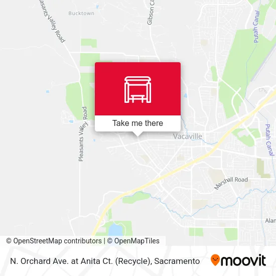 Mapa de N. Orchard Ave. at Anita Ct. (Recycle)