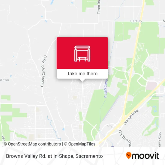 Mapa de Browns Valley Rd. at In-Shape