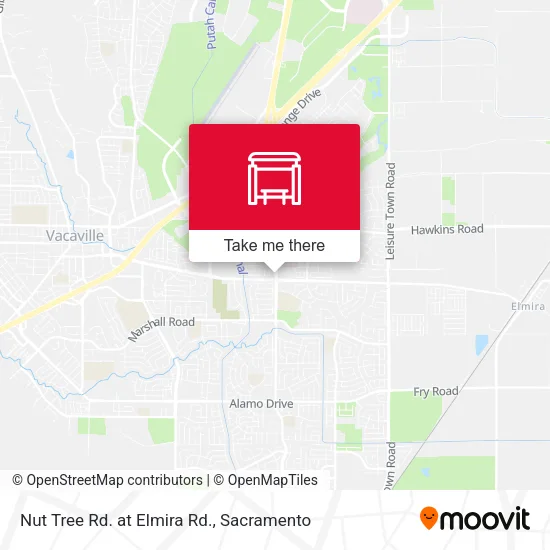 Mapa de Nut Tree Rd. at Elmira Rd.