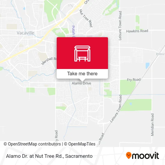 Alamo Dr. at Nut Tree Rd. map