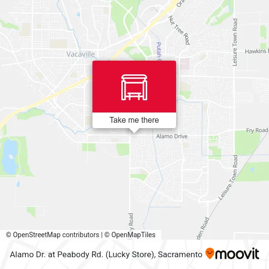 Mapa de Alamo Dr. at Peabody Rd. (Lucky Store)