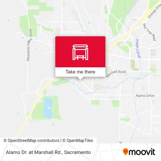 Mapa de Alamo Dr. at Marshall Rd.