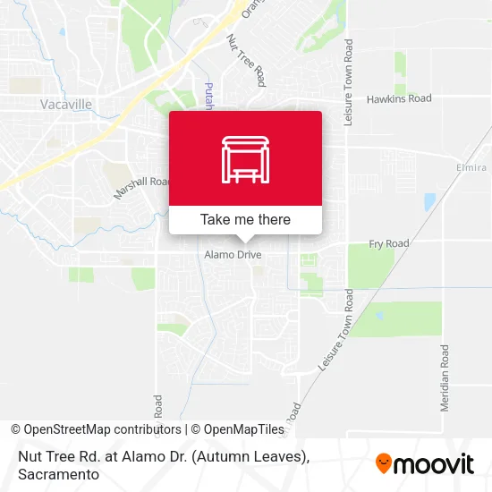 Mapa de Nut Tree Rd. at Alamo Dr. (Autumn Leaves)