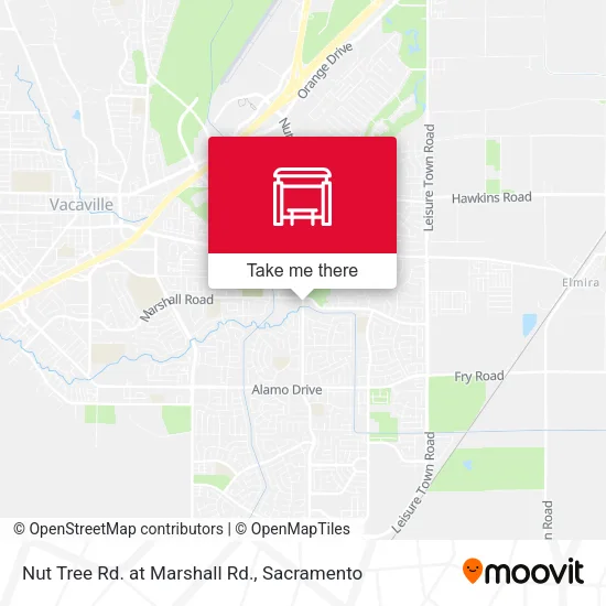 Mapa de Nut Tree Rd. at Marshall Rd.