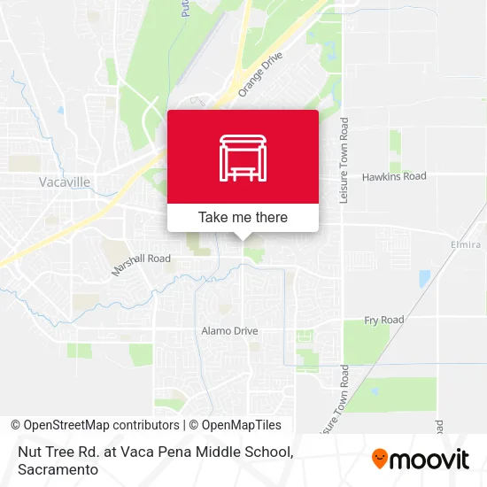 Mapa de Nut Tree Rd. at Vaca Pena Middle School