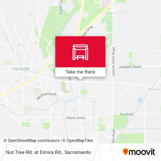 Mapa de Nut Tree Rd. at Elmira Rd.