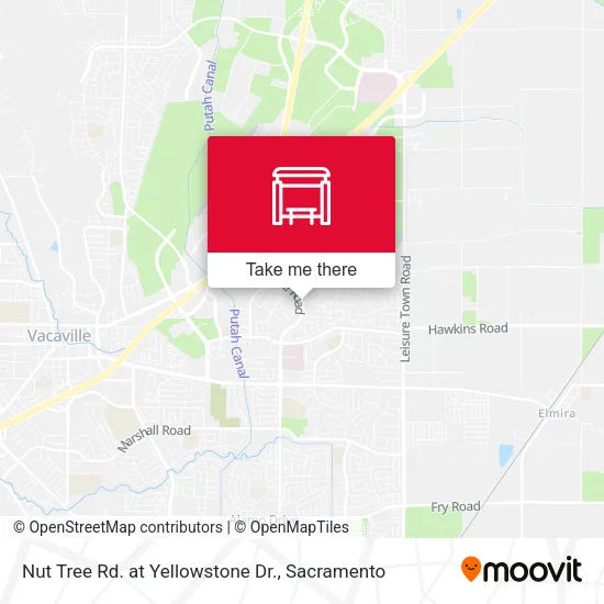 Nut Tree Rd. at Yellowstone Dr. map