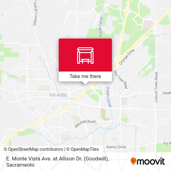 Mapa de E. Monte Vista Ave. at Allison Dr. (Goodwill)