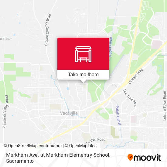 Markham Ave. at Markham Elementry School map