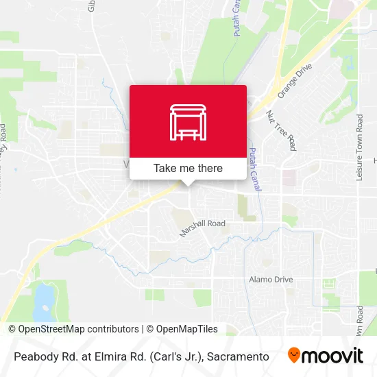 Mapa de Peabody Rd. at Elmira Rd. (Carl's Jr.)