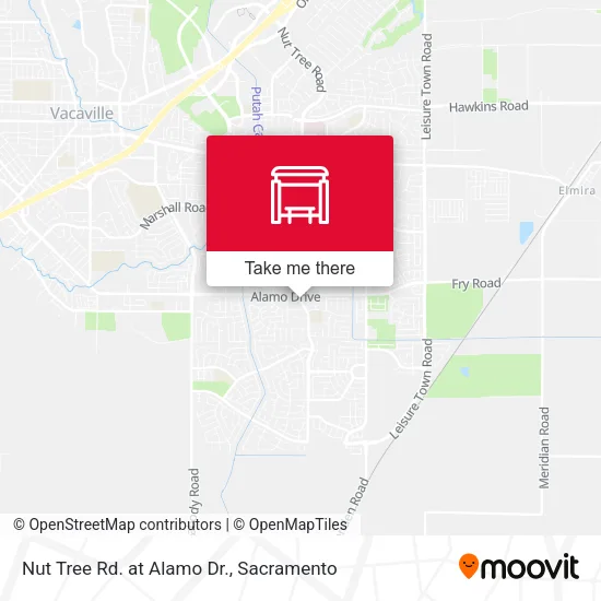 Mapa de Nut Tree Rd. at Alamo Dr.