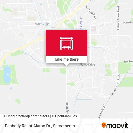 Mapa de Peabody Rd. at Alamo Dr.