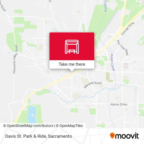Mapa de Davis St. Park & Ride