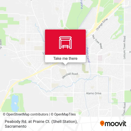 Peabody Rd. at Prairie Ct. (Shell Station) map