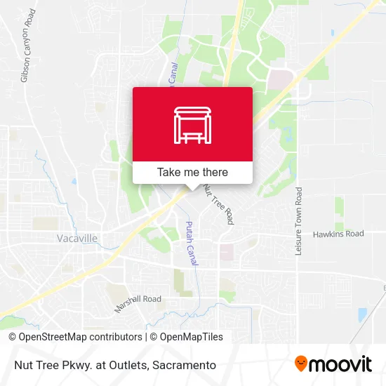 Mapa de Nut Tree Pkwy. at Outlets
