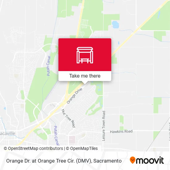 Orange Dr. at Orange Tree Cir. (DMV) map