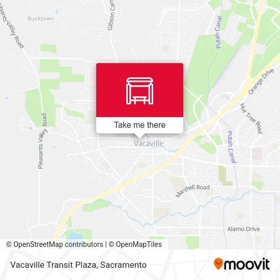 Mapa de Vacaville Transit Plaza