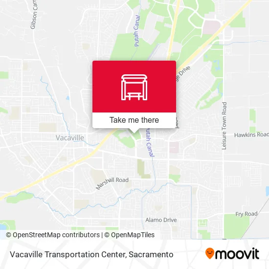 Mapa de Vacaville Transportation Center