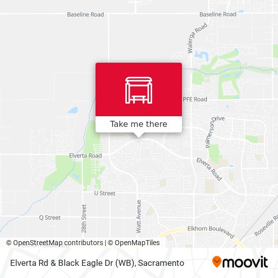 Elverta Rd & Black Eagle Dr (WB) map