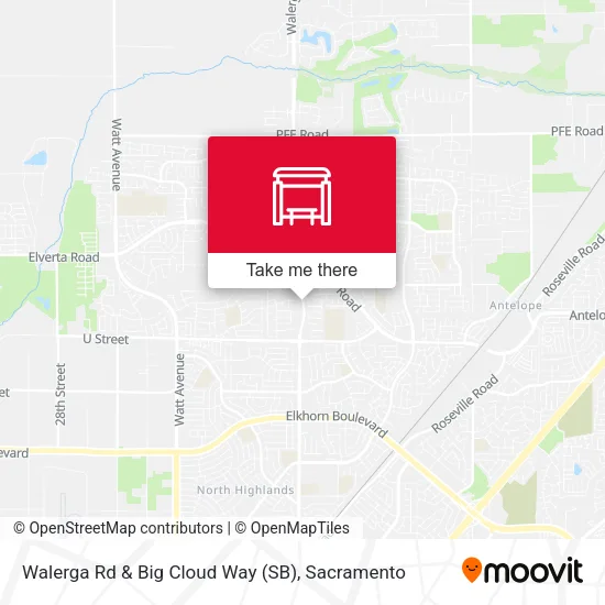 Walerga Rd & Big Cloud Way (SB) map