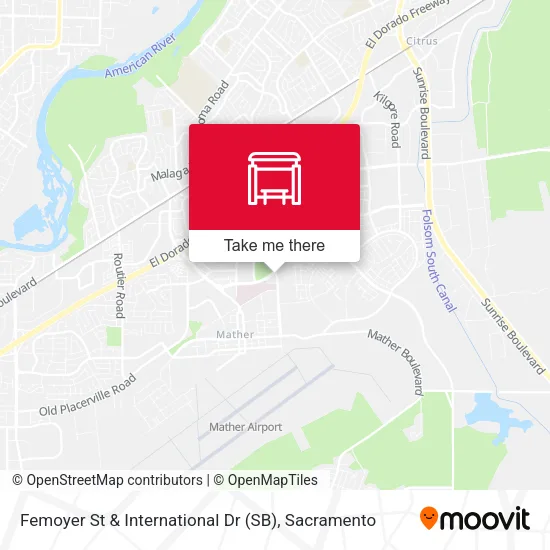 Mapa de Femoyer St & International Dr (SB)