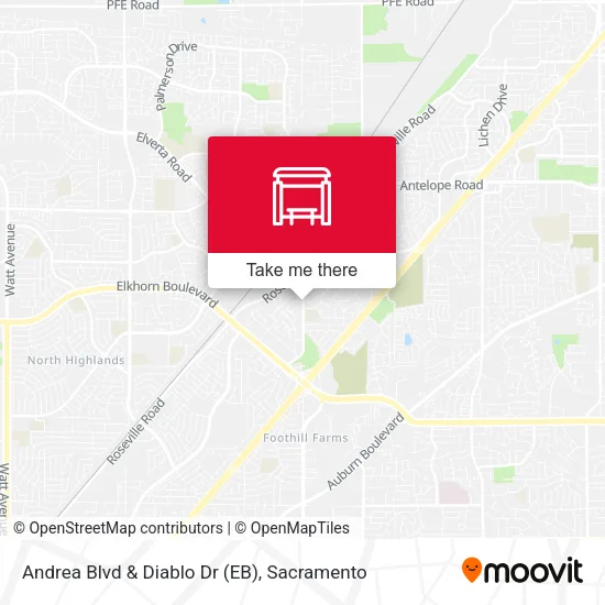 Mapa de Andrea Blvd & Diablo Dr (EB)