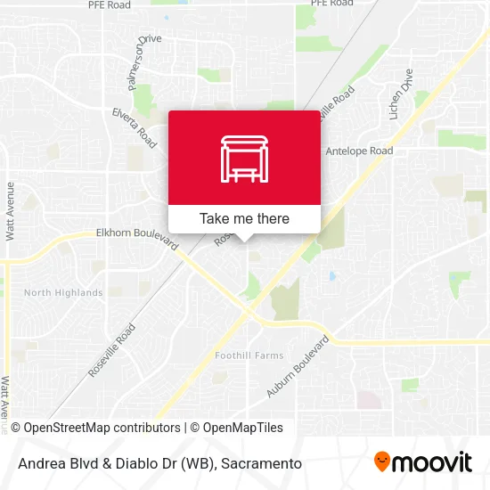 Mapa de Andrea Blvd & Diablo Dr (WB)