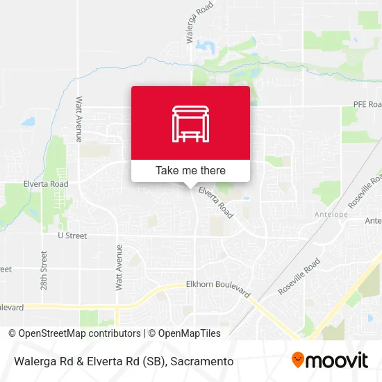 Mapa de Walerga Rd & Elverta Rd (SB)