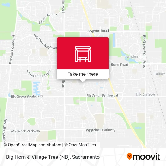 Big Horn & Village Tree (NB) map