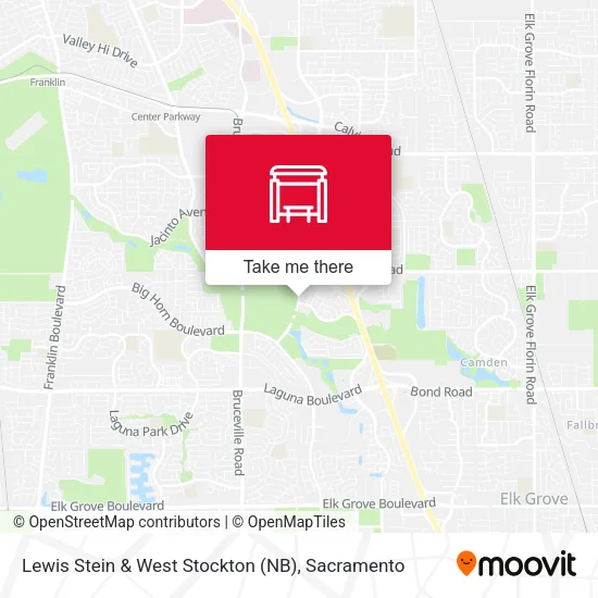 Lewis Stein & West Stockton (NB) map