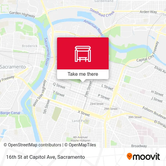 Mapa de 16th St at Capitol Ave