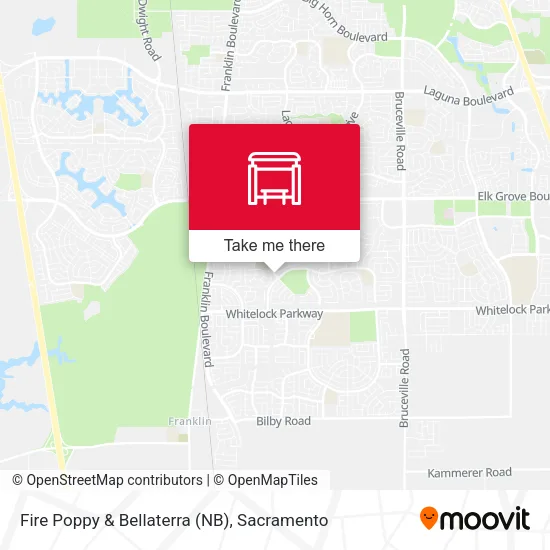 Fire Poppy & Bellaterra (NB) map
