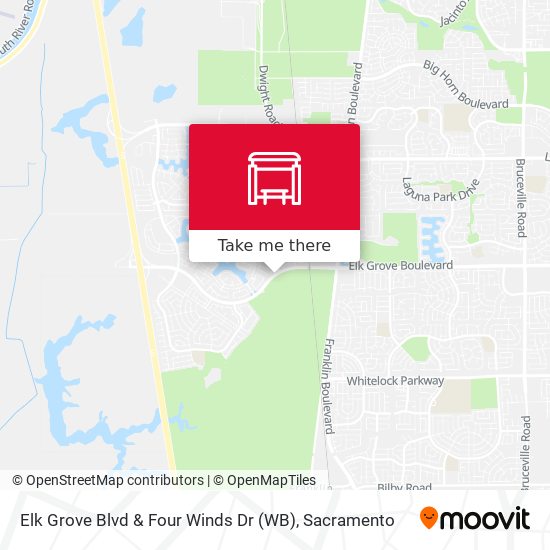 Elk Grove Blvd & Four Winds Dr (WB) map
