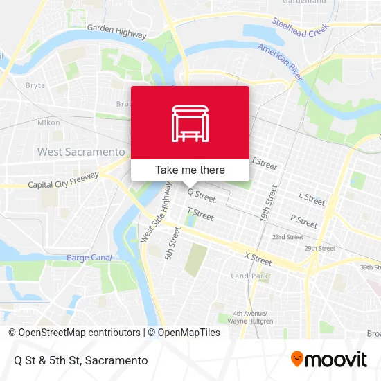 Mapa de Q St & 5th St