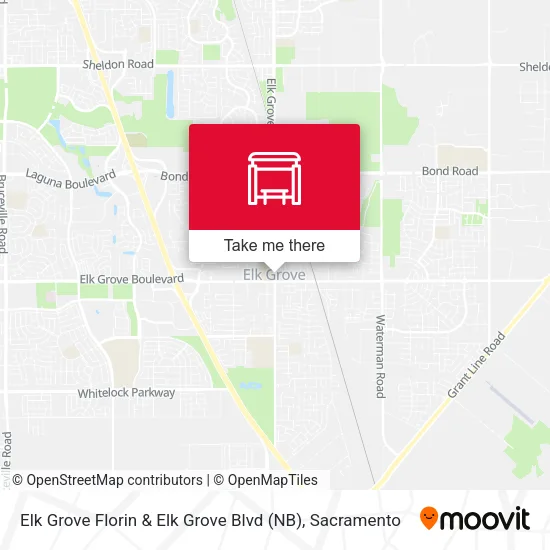 Mapa de Elk Grove Florin & Elk Grove Blvd (NB)