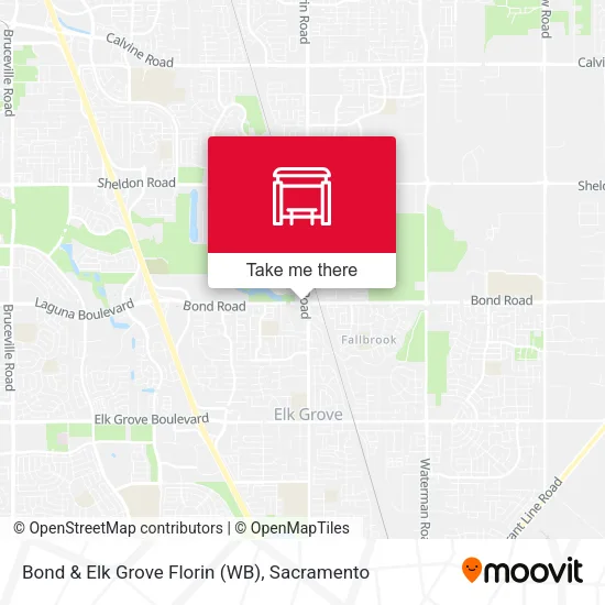 Mapa de Bond & Elk Grove Florin (WB)