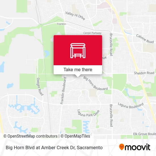 Big Horn Blvd at Amber Creek Dr map