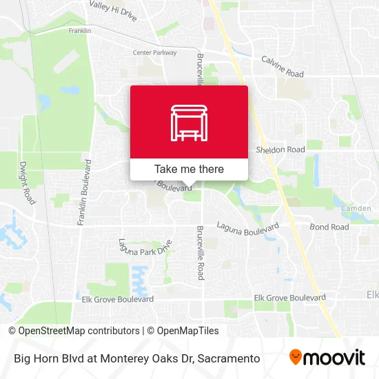 Big Horn Blvd at Monterey Oaks Dr map