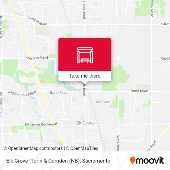 Elk Grove Florin & Camden (NB) map