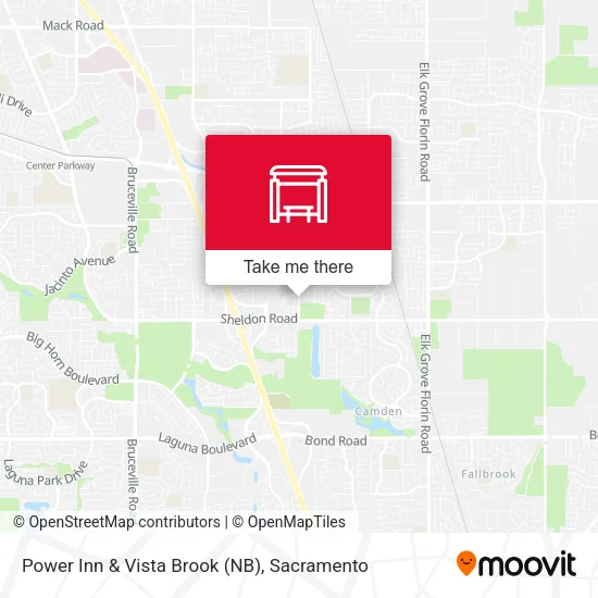 Mapa de Power Inn & Vista Brook (NB)