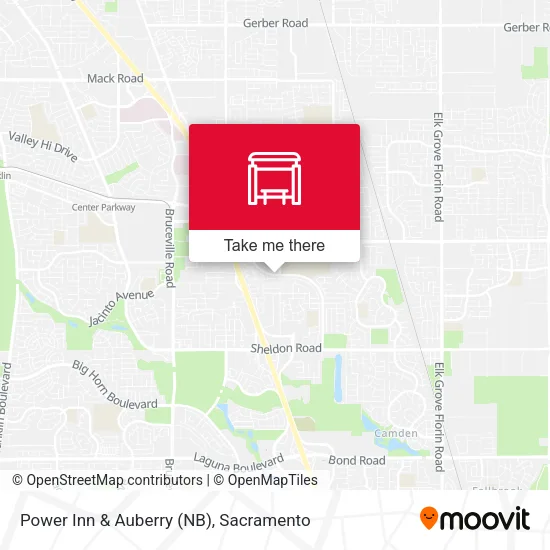 Power Inn & Auberry (NB) map
