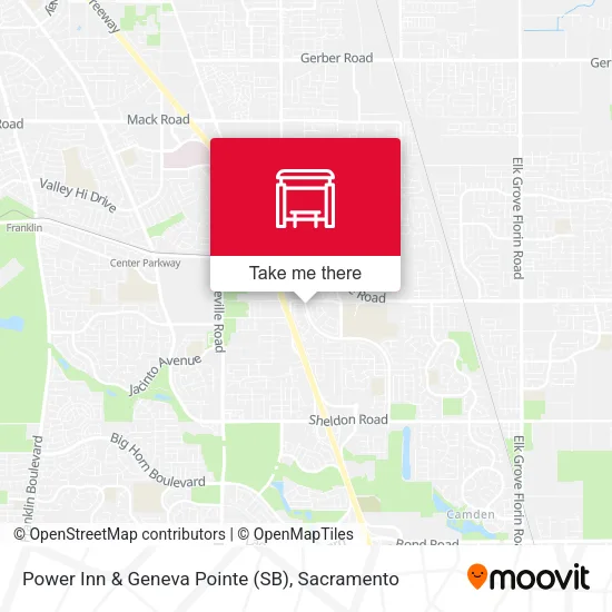 Mapa de Power Inn & Geneva Pointe (SB)