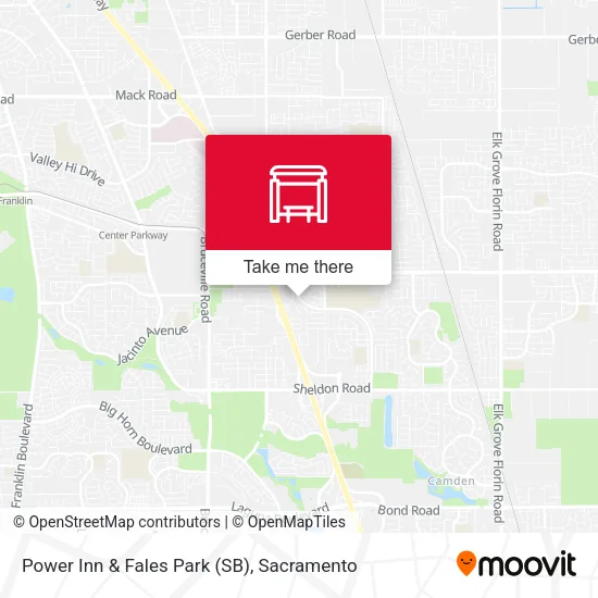 Mapa de Power Inn & Fales Park (SB)