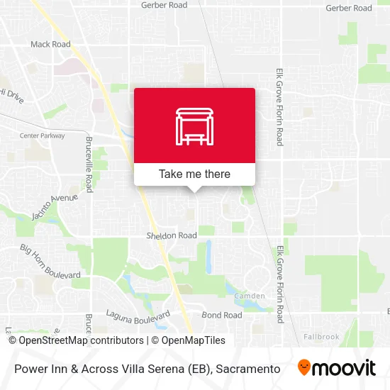 Mapa de Power Inn & Across Villa Serena (EB)