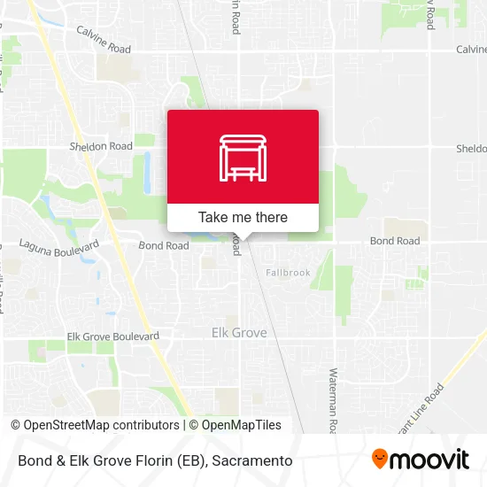 Mapa de Bond & Elk Grove Florin (EB)