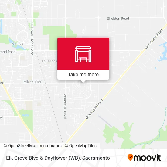 Mapa de Elk Grove Blvd & Dayflower (WB)