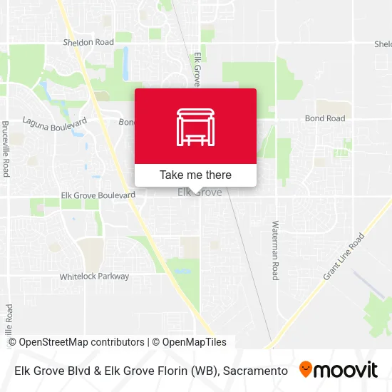 Mapa de Elk Grove Blvd & Elk Grove Florin (WB)