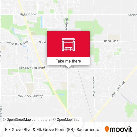 Mapa de Elk Grove Blvd & Elk Grove Florin (EB)